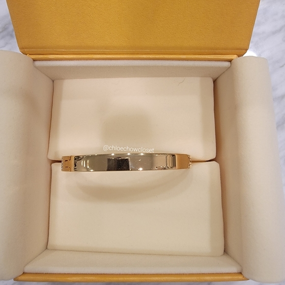 FENDI FF GOLD CRSYTAL BRACELET - Picture 4 of 6